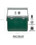 Хладилна чанта Stanley - The Easy Carry Outdoor, 15.1 l, зелена - 5t