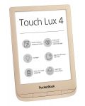 Електронен четец PocketBook - PB627 Touch Lux 4, златист - 3t