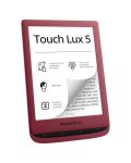 Електронен четец PocketBook - Touch Lux 5 PB628, 6", червен - 2t
