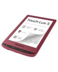 Електронен четец PocketBook - Touch Lux 5 PB628, 6", червен - 4t