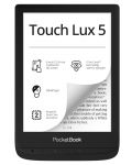 Електронен четец PocketBook - Touch Lux 5 PB628, 6", черен - 1t