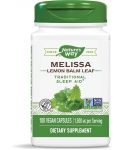 Melissa Lemon Balm Leaf, 500 mg, 100 капсули, Nature's Way - 1t