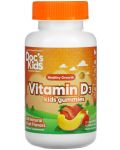 Doc's Kids Vitamin D3 Kids Gummies, 1000 IU, 60 таблетки, Doctor's Best - 1t