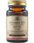 Vitamin D3, 600 IU, 60 растителни капсули, Solgar - 1t