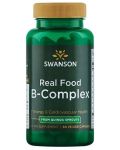 Real Food B-Complex, 60 капсули, Swanson - 1t