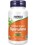 Spirulina, 500 mg, 100 таблетки, Now - 1t