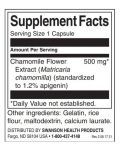 Chamomile Flower Extract, 500 mg, 60 капсули, Swanson - 2t