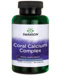 Coral Calcium Complex, 180 капсули, Swanson - 1t