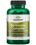Berberine Complex, 90 растителни капсули, Swanson - 1t