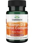 Vitamin D & Boron Complex, 60 капсули, Swanson - 1t