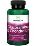 Glucosamine & Chondroitin, 90 капсули, Swanson - 1t