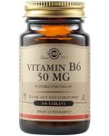 Vitamin B6, 50 mg, 100 таблетки, Solgar - 1t
