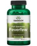 Full Spectrum Feverfew, 380 mg, 100 капсули, Swanson - 1t