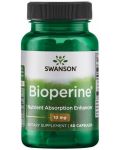 Bioperine, 10 mg, 60 капсули, Swanson - 1t