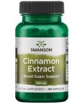 Cinnamon Extract, 250 mg, 90 капсули, Swanson - 1t