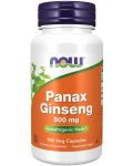 Panax Ginseng, 500 mg, 100 капсули, Now - 1t