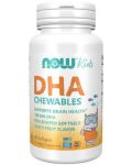 Kid's Chewable DHA, 60 капсули, Now - 1t