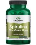 Spirulina Blue-Green Algae, 500 mg, 90 капсули, Swanson - 1t