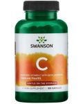 Buffered Vitamin C with Bioflavonoids, 100 капсули, Swanson - 1t