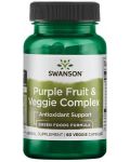 Purple Fruit & Veggie Complex, 60 капсули, Swanson - 1t