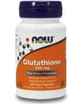 Glutathione, 250 mg, 60 капсули, Now - 1t