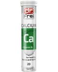 Calcium + Vitamin D3, 20 таблетки, Dr. Frei - 1t