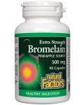 Bromelain, 500 mg, 90 капсули, Natural Factors - 1t