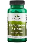 Fenugreek Extract, 500 mg, 90 капсули, Swanson - 1t