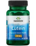 Lutein, 40 mg, 60 меки капсули, Swanson - 1t