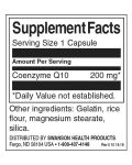 CoQ10, 200 mg, 30 капсули, Swanson - 3t