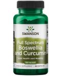 Full Spectrum Boswellia and Curcumin, 60 капсули, Swanson - 1t