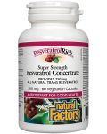 Resveratrol Concentrate, 250 mg, 60 капсули, Natural Factors - 1t