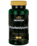 Phosphatidylserine, 100 mg, 90 капсули, Swanson - 1t