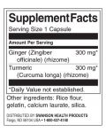 Ginger & Turmeric, 600 mg, 60 капсули, Swanson - 2t