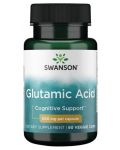 Glutamic Acid, 500 mg, 60 капсули, Swanson - 1t