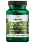 Lion's Mane Mushroom, 500 mg, 60 капсули, Swanson - 1t