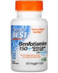 Benfotiamine 150 + Alpha-Lipoic Acid 300, 300 mg, 60 капсули, Doctor's Best - 1t