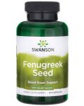Fenugreek Seed, 610 mg, 90 капсули, Swanson - 1t