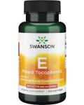 Vitamin E Mixed Tocopherols, 200 IU, 250 меки капсули, Swanson - 1t