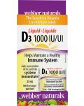 Vitamin D3, 1000 IU, 25 ml, Webber Naturals - 1t