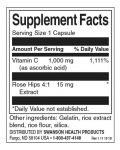 Vitamin C with Rose Hips, 1000 mg, 30 капсули, Swanson - 2t