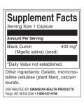 Black Cumin Seed, 400 mg, 60 капсули, Swanson - 2t