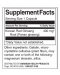 Full Spectrum Korean Red Ginseng Root, 400 mg, 90 капсули, Swanson - 2t
