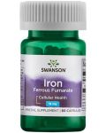 Iron, 18 mg, 60 капсули, Swanson - 1t