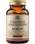 Calcium Magnesium plus Boron, 100 таблетки, Solgar - 1t