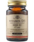 Vitamin D3, 1000 IU, 90 таблетки, Solgar - 1t