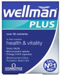 Wellman Plus, 28 таблетки + 28 капсули, Vitabiotics - 1t