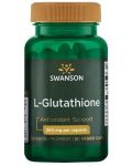 L-Glutathione, 250 mg, 60 капсули, Swanson - 1t