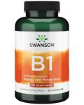 Vitamin B1, 100 mg, 250 капсули, Swanson - 1t