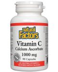 Vitamin C Calcium Ascorbate, 1000 mg, 90 капсули, Natural Factors - 1t
